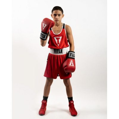 Боксерская форма TITLE Reversible Aerovent Elite Amateur Boxing Set 5(Р¤РѕС‚Рѕ 4)