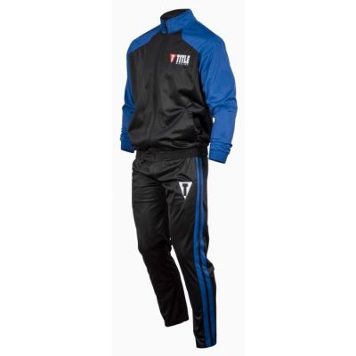 Спортивный костюм TITLE Super Poly Peak Warm-Up Черный/Синий(Р¤РѕС‚Рѕ 2)