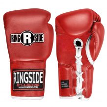 Замовити Боксерские перчатки на шнуровке Ringside Professional Fight Gloves Красный