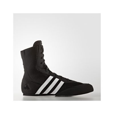 Боксерки Adidas Box Hog 2 FX0561 (черные с белой подошвой) (Р¤РѕС‚Рѕ 1)