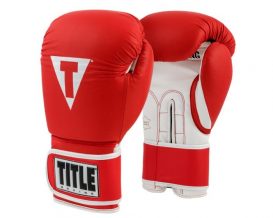 Замовити Перчатки боксерские TITLE Pro Style Leather Training Gloves 3.0 Красный