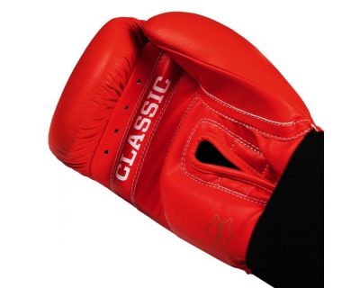Перчатки боксерские TITLE Classic Leather Elastic Training Gloves 2.0 Красный(Р¤РѕС‚Рѕ 3)