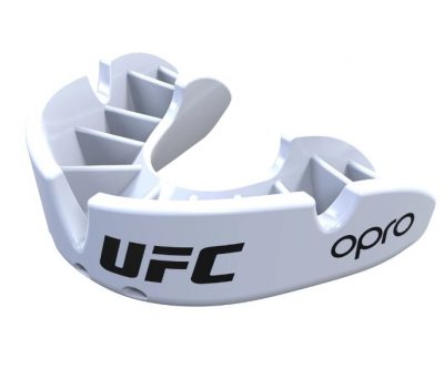 Капа OPRO Bronze UFC Hologram White Детская - Белый(Р¤РѕС‚Рѕ 3)