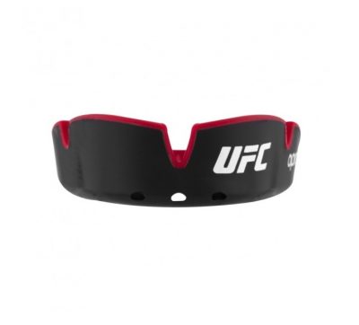 Капа OPRO Silver UFC Hologram Черный/Красный(Р¤РѕС‚Рѕ 2)