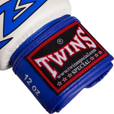 Перчатки боксерские TWINS FBGVL3-28 (12-16oz) 16Oz Белый/Синий(Р¤РѕС‚Рѕ 3)