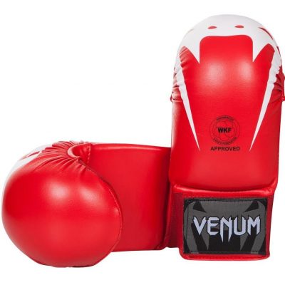 Перчатки для карате Venum Giant Karate Mitts - Without Thumbs - Approved By The Pkf - Красный(Р¤РѕС‚Рѕ 1)