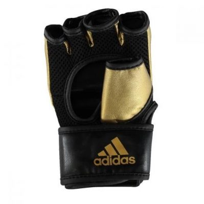 Перчатки Adidas Speed Fight для ММА (черно-золотые)(Р¤РѕС‚Рѕ 3)