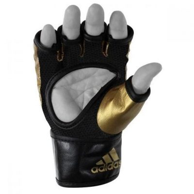 Перчатки Adidas Speed Fight для ММА (черно-золотые)(Р¤РѕС‚Рѕ 6)