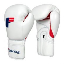 Замовити Боксерские перчатки Fighting Freedom Leather Training Gloves Белый