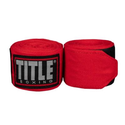 Бинты боксерские TITLE Fight Back Semi-Elastic Hand Wraps Красный(Р¤РѕС‚Рѕ 1)