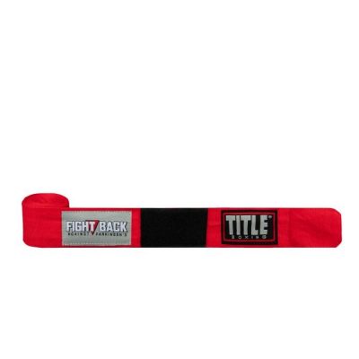 Бинты боксерские TITLE Fight Back Semi-Elastic Hand Wraps Красный(Р¤РѕС‚Рѕ 2)