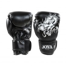 Замовити Перчатки боксерские Joya Kickboxing Gloves White Dragon Черный/Белый