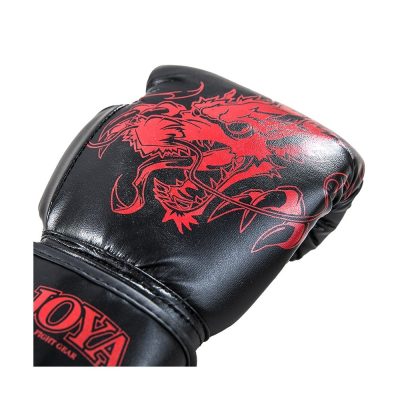 Перчатки боксерские Joya Kickboxing Gloves White Dragon Черный/Красный(Р¤РѕС‚Рѕ 3)