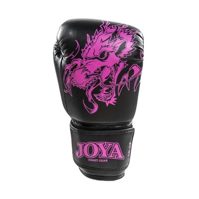 Перчатки боксерские Joya Kickboxing Gloves White Dragon Черный/Розовый(Р¤РѕС‚Рѕ 3)