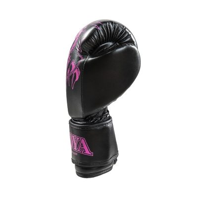 Перчатки боксерские Joya Kickboxing Gloves White Dragon Черный/Розовый(Р¤РѕС‚Рѕ 4)