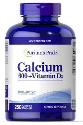 Витамины на основе Кальция Puritan's Pride Calcium (250 капсул)(Р¤РѕС‚Рѕ 1)