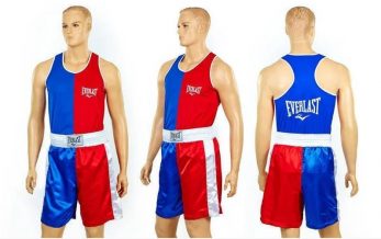 Замовити Форма боксерская ELAST (PL, р-р S-XL, сине-красный) (VL-3063-B)
