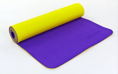 Коврик для фитнеса Yoga mat 2-х слойный TPE+TC 6мм ZEL (разные расцветки)(Р¤РѕС‚Рѕ 7)