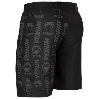 Спортивные шорты Venum Logos Черный/Серый(Р¤РѕС‚Рѕ 2)