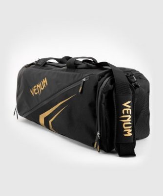 Спортивная сумка Venum Trainer Lite Evo Черный/Золото(Р¤РѕС‚Рѕ 1)