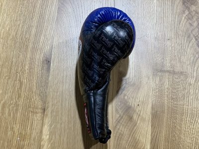 Перчатки боксерские кожаные на шнуровке TWINS FBGLL-TW1-BU(Р¤РѕС‚Рѕ 4)