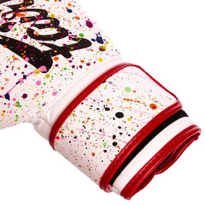 Перчатки боксерские PU на липучке FAIRTEX BGV14PT (р-р 10-14oz, белый)(Р¤РѕС‚Рѕ 3)
