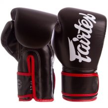 Замовити Перчатки боксерские PU на липучке FAIRTEX BGV14 Black/Red