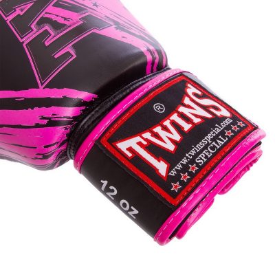Перчатки боксерские кожаные на липучке TWINS FBGV-TW2PK(Р¤РѕС‚Рѕ 2)