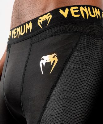 Компрессионные штаны Venum G-Fit Spats - Черный/Золото(Р¤РѕС‚Рѕ 6)