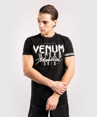 Футболка Venum MMA Classic 20 T-Shirt Черный/Серебро(Р¤РѕС‚Рѕ 2)