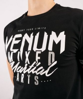 Футболка Venum MMA Classic 20 T-Shirt Черный/Серебро(Р¤РѕС‚Рѕ 5)