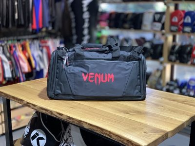 Спортивная сумка Venum Trainer Lite Evo Черный/Красный(Р¤РѕС‚Рѕ 13)