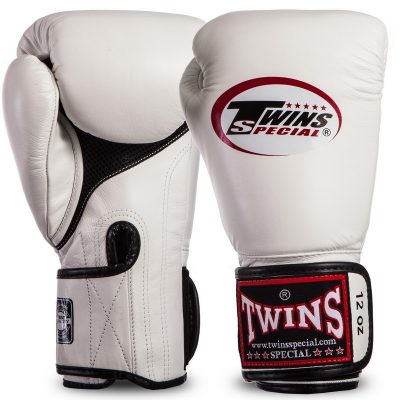Боксерские перчатки Twins BGVLA1 (Белый, синий, черный)(Р¤РѕС‚Рѕ 1)