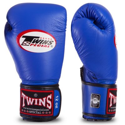 Боксерские перчатки Twins BGVLA1 (Белый, синий, черный)(Р¤РѕС‚Рѕ 2)