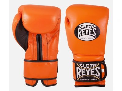 Перчатки боксерские Cleto Reyes Hook and Loop Training Gloves Черный(Фото 5)