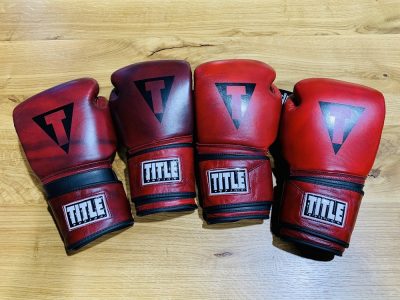Перчатки боксерские TITLE Blood Red Leather Sparring Gloves(Р¤РѕС‚Рѕ 5)