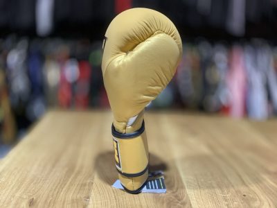 Перчатки боксерские TITLE Boxing Cyclone Leather Bag Gloves (Золото)(Р¤РѕС‚Рѕ 9)