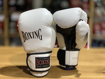 Боксерские перчатки BOXING (Кожвинил) Белый(Р¤РѕС‚Рѕ 9)