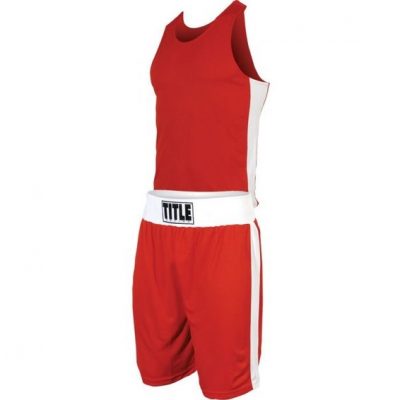Боксерская форма TITLE Aerovent Elite Amateur Boxing Set Красный(Р¤РѕС‚Рѕ 1)