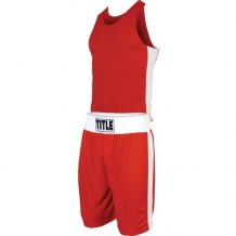Замовити Боксерская форма TITLE Aerovent Elite Amateur Boxing Set Красный