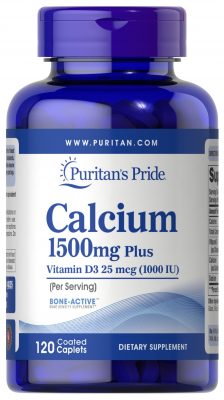 Витамины на основе Кальция Puritan's Pride Calcium (120 капсул)(Р¤РѕС‚Рѕ 1)