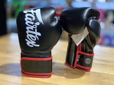 Перчатки боксерские PU на липучке FAIRTEX BGV14 Black/Red(Р¤РѕС‚Рѕ 3)