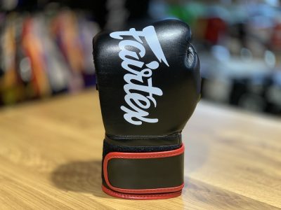 Перчатки боксерские PU на липучке FAIRTEX BGV14 Black/Red(Р¤РѕС‚Рѕ 4)