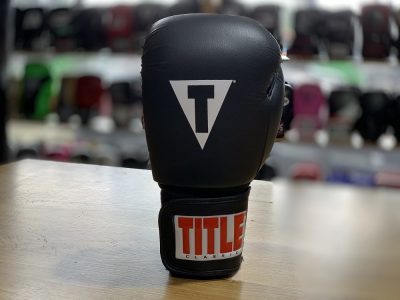 Перчатки боксерские TITLE Classic Leather Elastic Training Gloves 2.0 Черный(Р¤РѕС‚Рѕ 9)