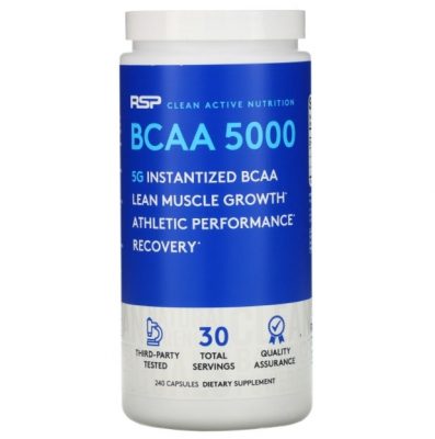 RSP Nutrition BCAA 5000 (240 капсул)(Фото 1)