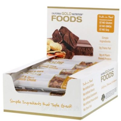 California Gold Nutrition Foods батончик-мюсли с арахисом, мокко (40 гр)(Р¤РѕС‚Рѕ 1)