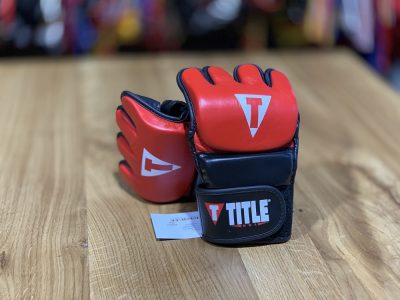 Перчатки TITLE MMA Pro Training Gloves Черный/Красный(Р¤РѕС‚Рѕ 5)