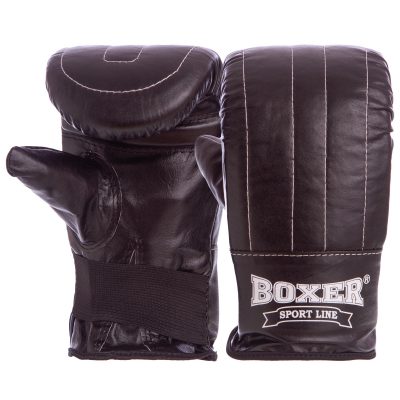 Снарядные перчатки кожаные BOXER 2014 Тренировочные (р-р L, цвета в ассортименте)(Р¤РѕС‚Рѕ 2)