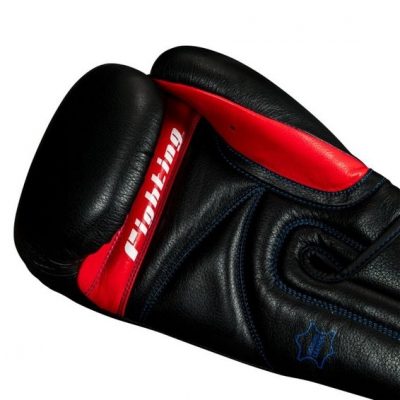 Боксерские перчатки Fighting Freedom Leather Training Gloves Черный(Р¤РѕС‚Рѕ 4)