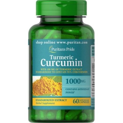Куркумин Puritan’s Pride Turmeric Curcumin 1000 mg (Р¤РѕС‚Рѕ 1)